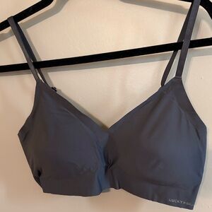 NWOT Lucky Brand Grey Seamless Bra size XL